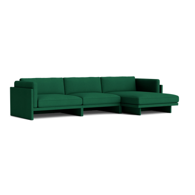Normann Copenhagen Softy Modular Sofa 4 Seater Chaise Lounge Right at someday designs. #colour_hallingdal-944