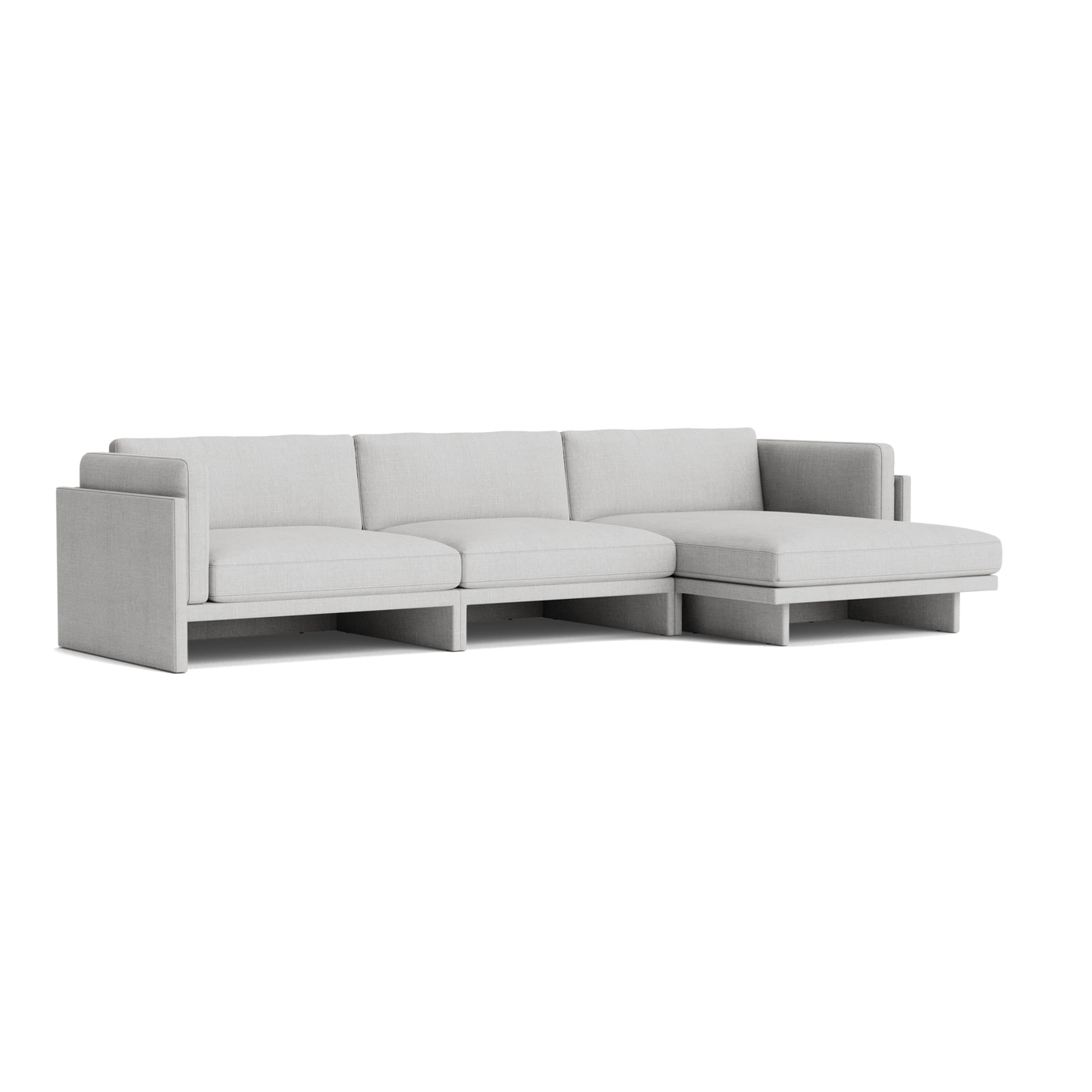 Normann Copenhagen Softy Modular Sofa 4 Seater Chaise Lounge Right at someday designs. #colour_remix-123
