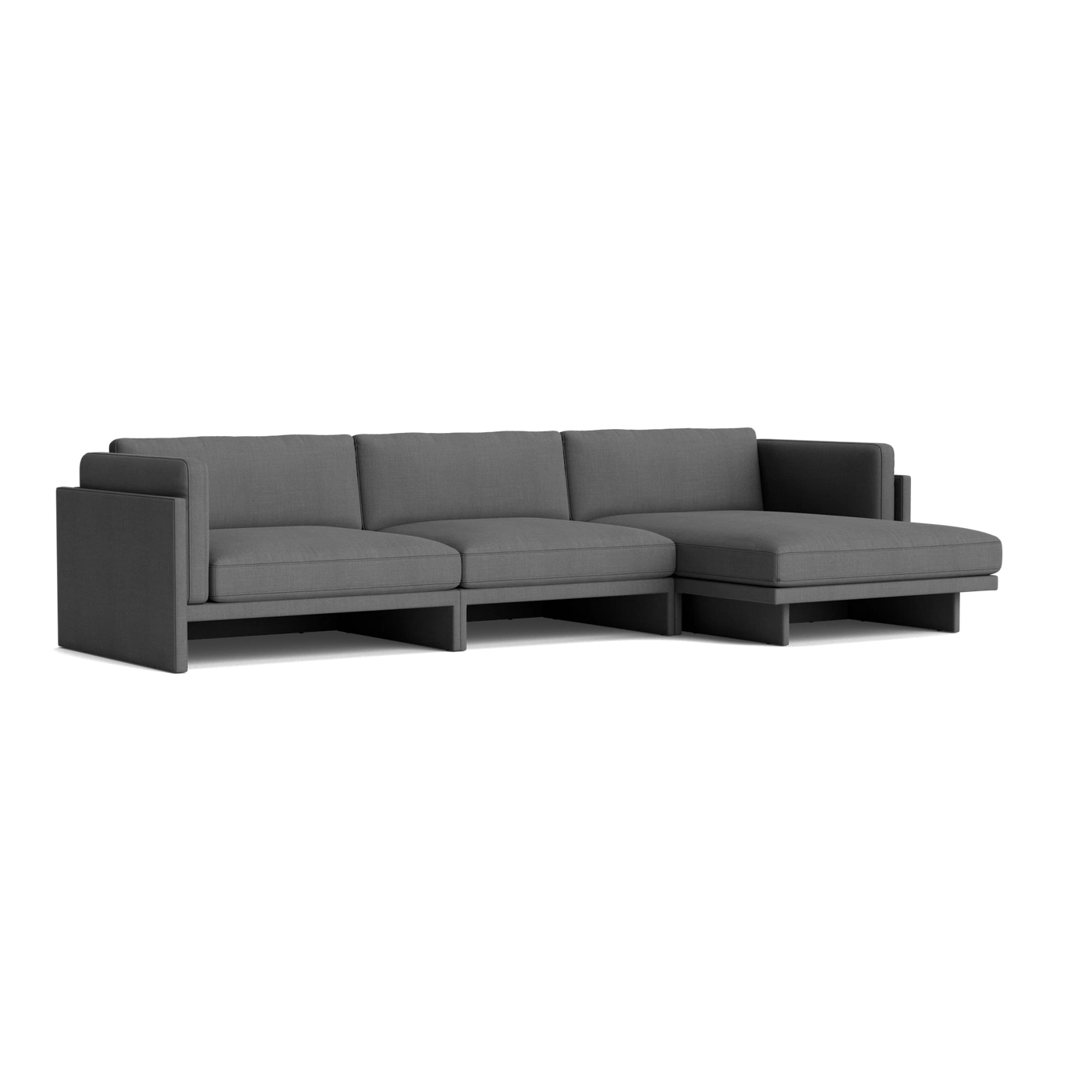 Normann Copenhagen Softy Modular Sofa 4 Seater Chaise Lounge Right at someday designs. #colour_remix-163