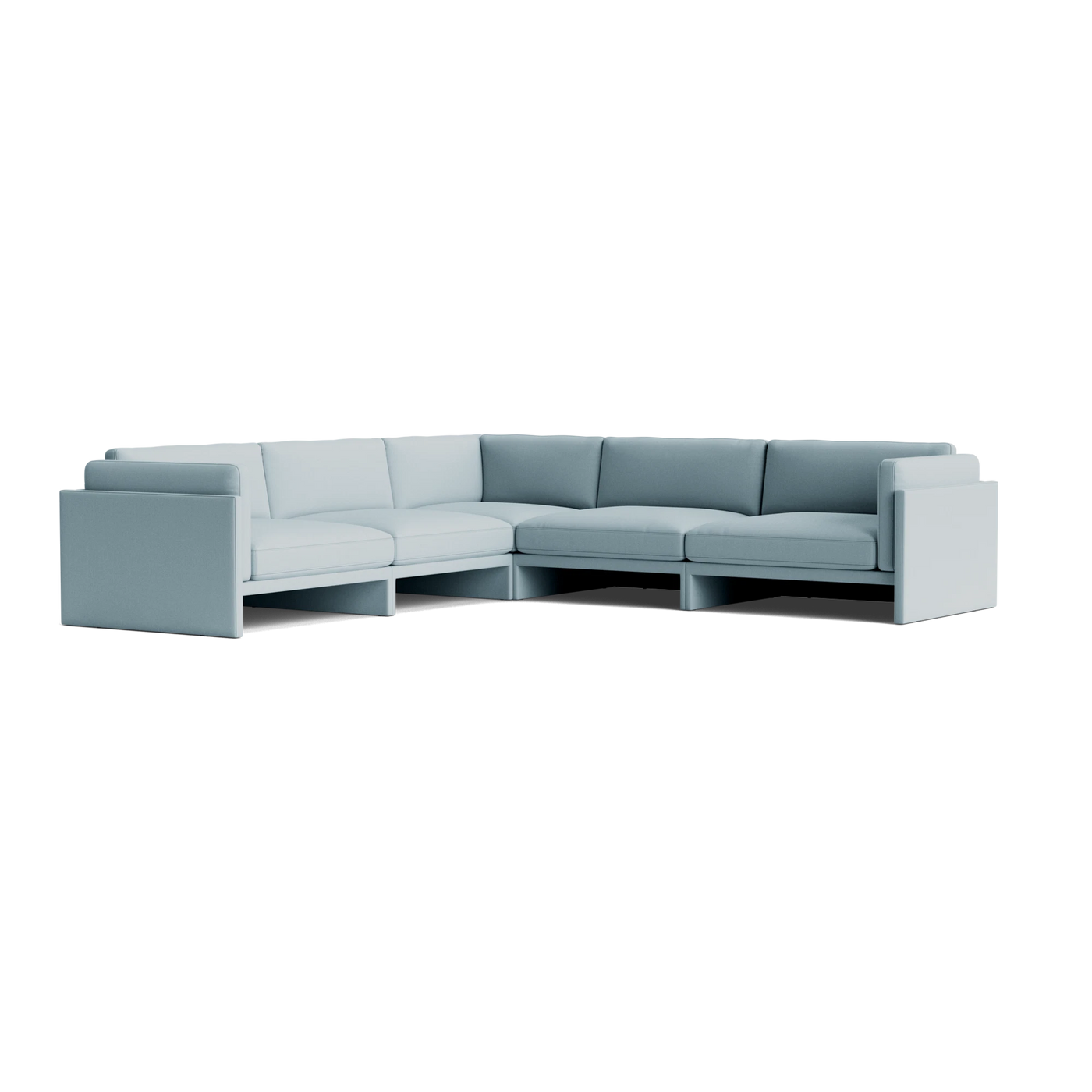 Normann Copenhagen Softy Modular Sofa 6 Seater Corner at someday designs. #colour_steelcut-trio-713