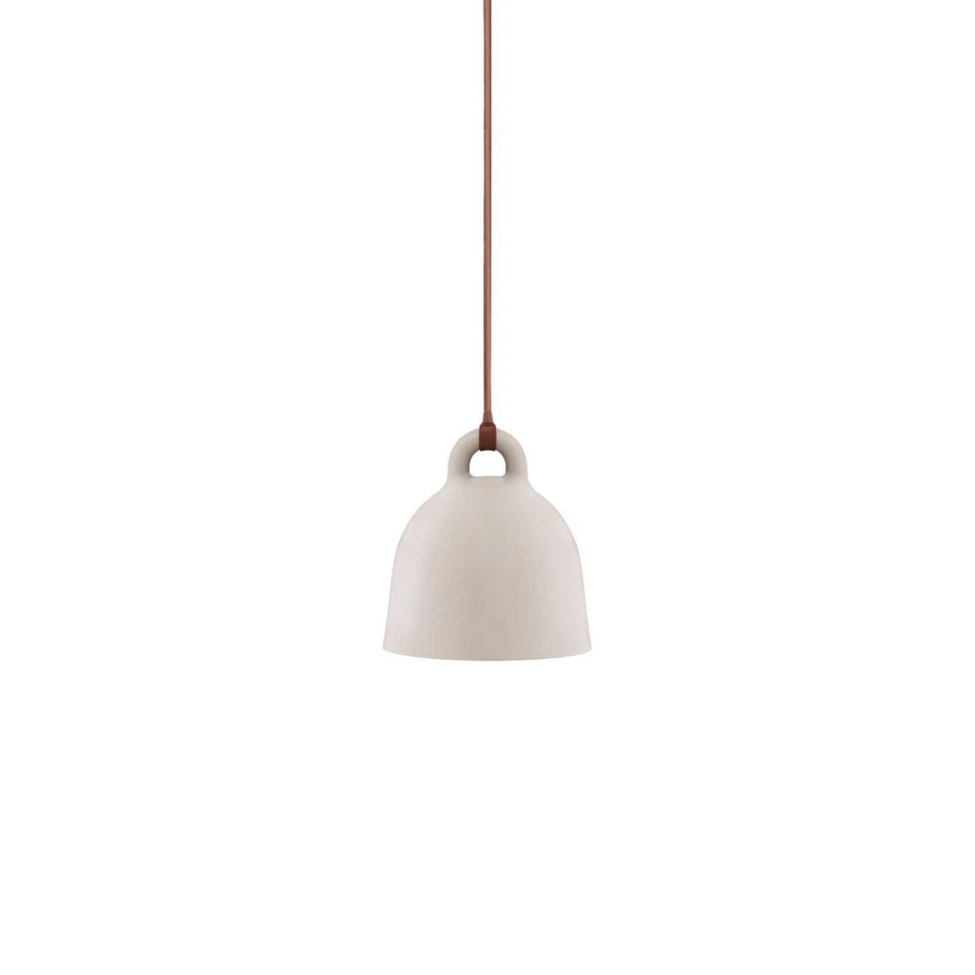 Norman Copenhagen Bell Pendant Lamp in sand. Free UK delivery from someday designs #size_extra-small