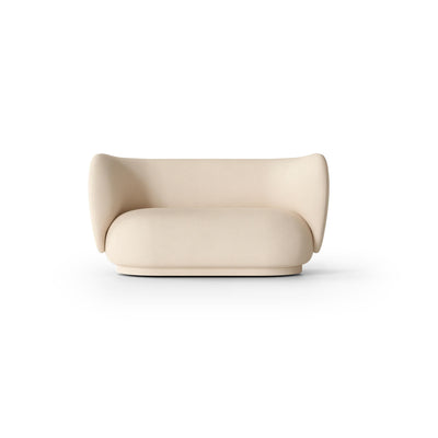 ferm LIVING Rico 2 Seater sofa, made to order from someday designs. #colour_off-white-soft