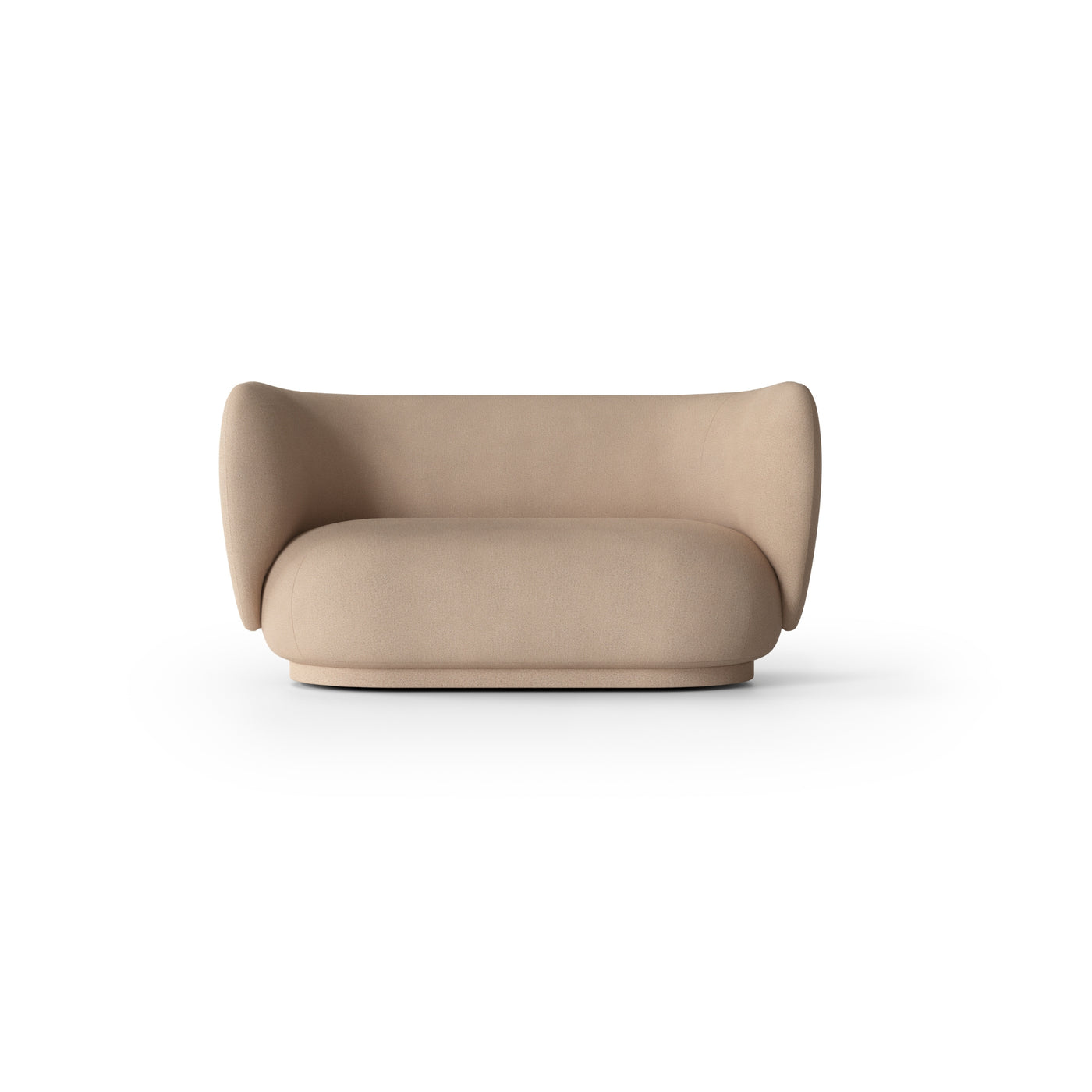 ferm LIVING Rico 2 Seater sofa, made to order from someday designs. #colour_sand-soft
