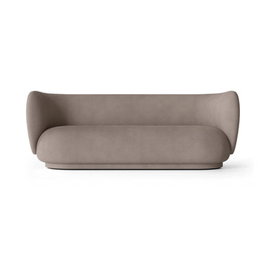 ferm LIVING Rico 3 seater sofa. Made to order from someday designs. #colour_grey-soft
