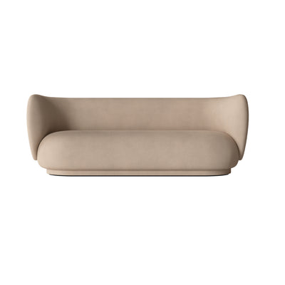 ferm LIVING Rico 3 seater sofa. Made to order from someday designs. #colour_sand-soft