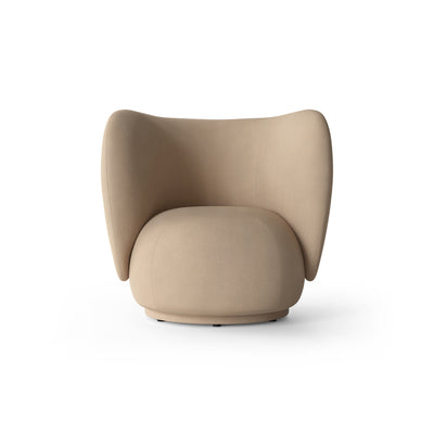 Ferm Living Rico Lounge Chair. Made to order from someday designs. #colour_sand-soft