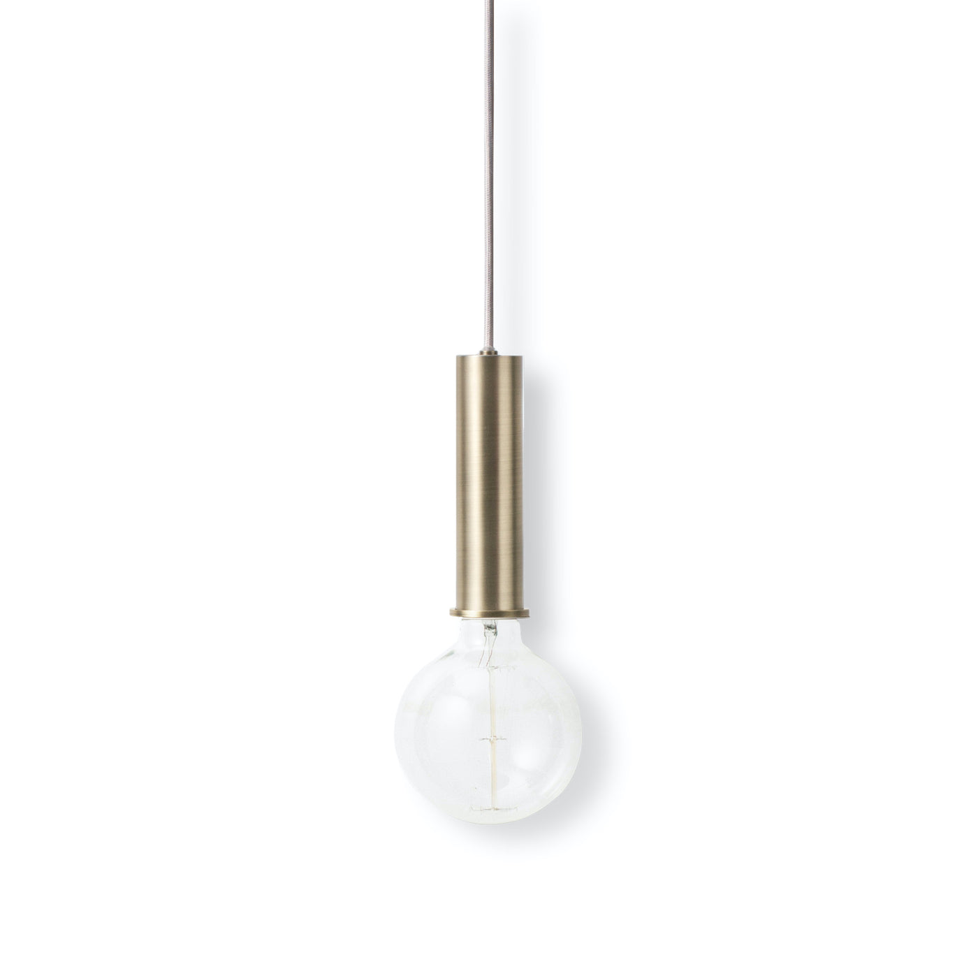ferm LIVING Collect Lighting Socket Pendant High. Shop online at somedaydesigns.co.uk #colour_brass