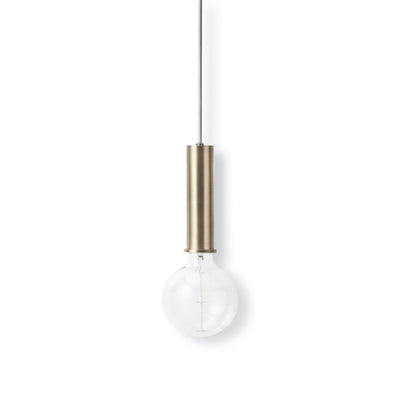 ferm LIVING Collect Lighting Socket Pendant High. Shop online at somedaydesigns.co.uk #colour_brass