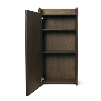 ferm LIVING Sill Wall Cupboard open. Free UK delivery from someday designs #colour_dark-stained-oak