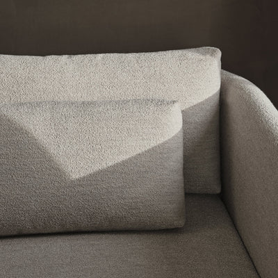 Dase Scatter Cushion for Dase Modular Sofa by fermLIVING soft boucle lifestyle image detail shot