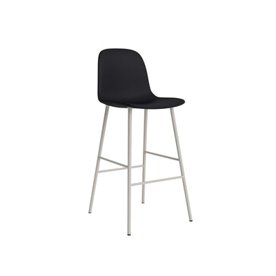 Normann Copenhagen Form Bar Chair Steel at someday designs. #colour_ultra-black-41599