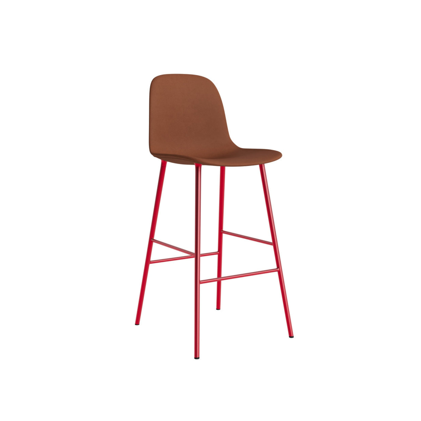 Normann Copenhagen Form Bar Chair Steel at someday designs. #colour_ultra-brandy-41574