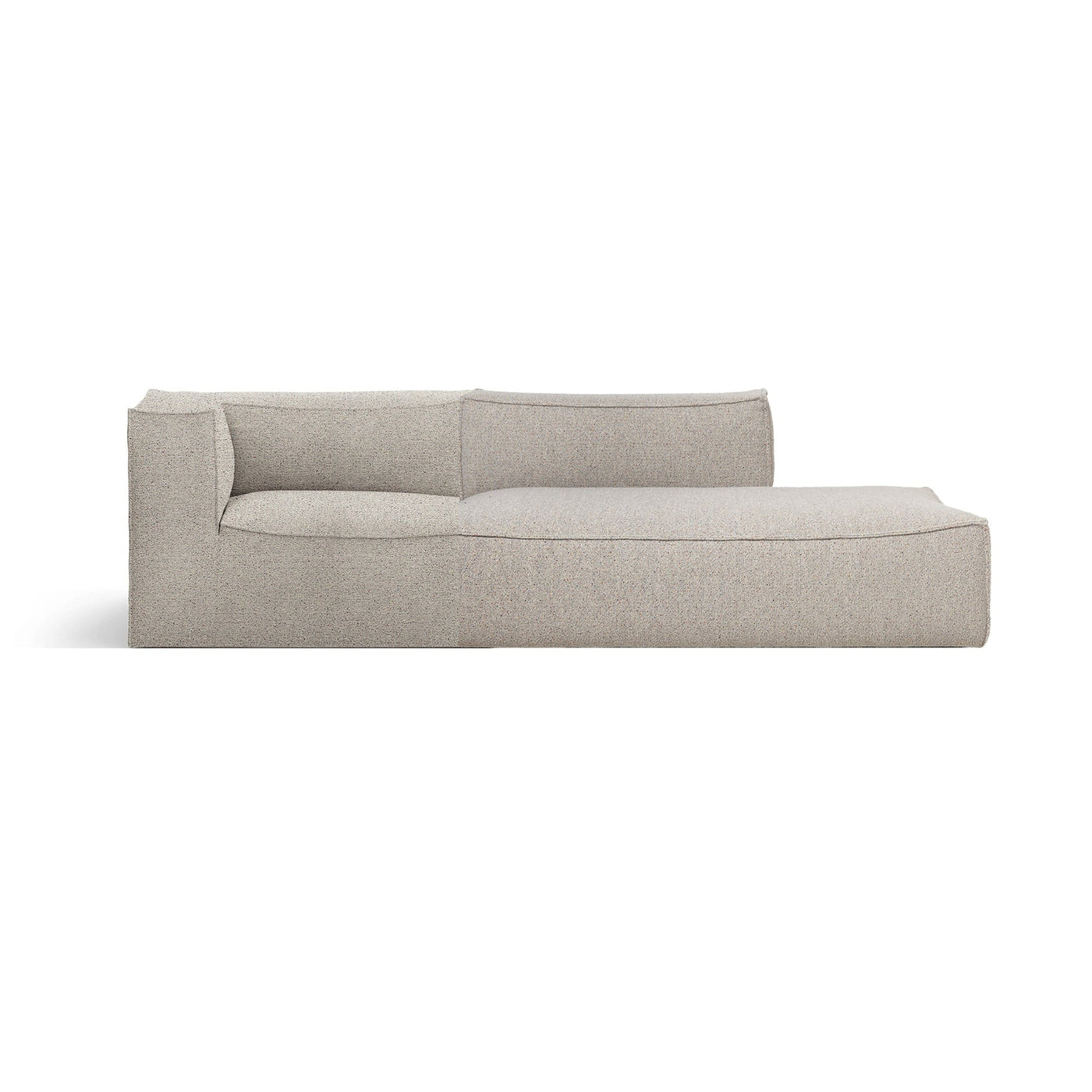 Ferm LIVING Catena Modular 2 Seater Sofa. Made to order at someday designs #colour_light-grey-confetti-boucle