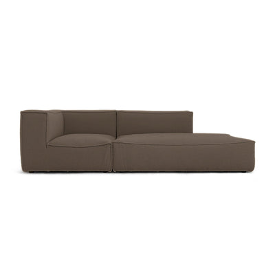Ferm LIVING Catena Modular 2 Seater Sofa. Made to order at someday designs #colour_linara-chocolate