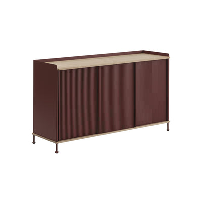 Muuto Enfold Sideboard. Free UK delivery from someday designs. #colour_solid-oak-deep-red