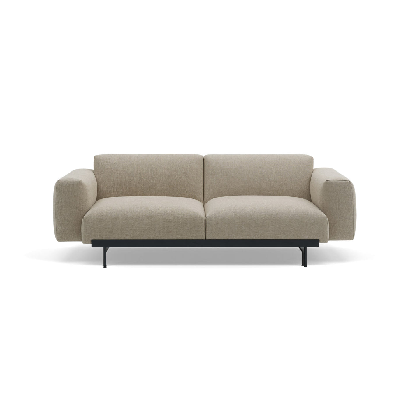 Muuto In Situ Modular 2 Seater Sofa, configuration 1. Made to order from someday designs #colour_ecriture-240