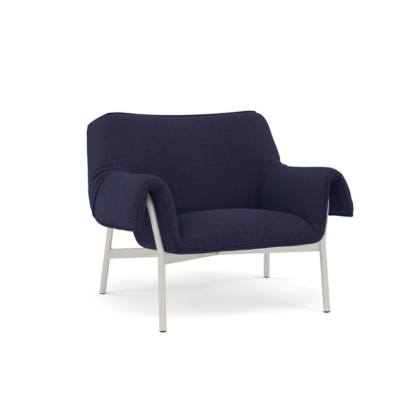 Muuto Wrap Lounge Chair. Made to order from someday designs. #colour_canvas-684-blue