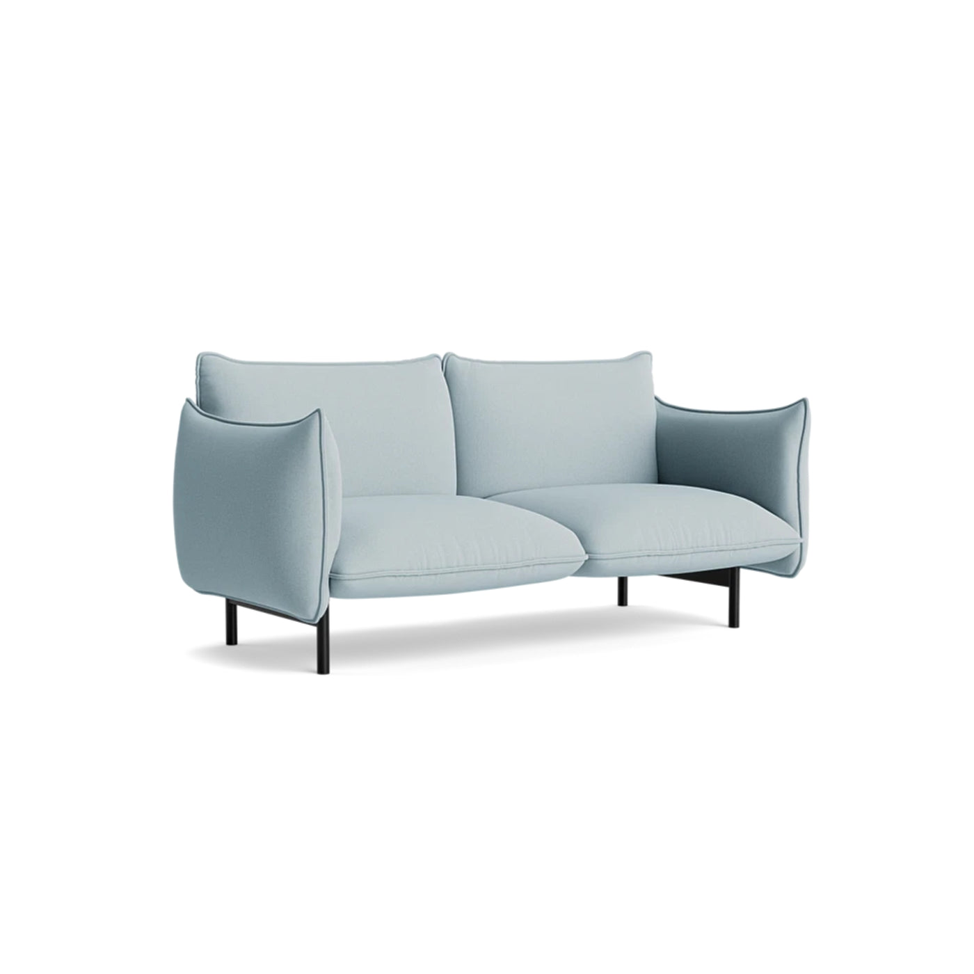 normann copenhagen ark 2 seater modular sofa #colour_steelcut-trio-713