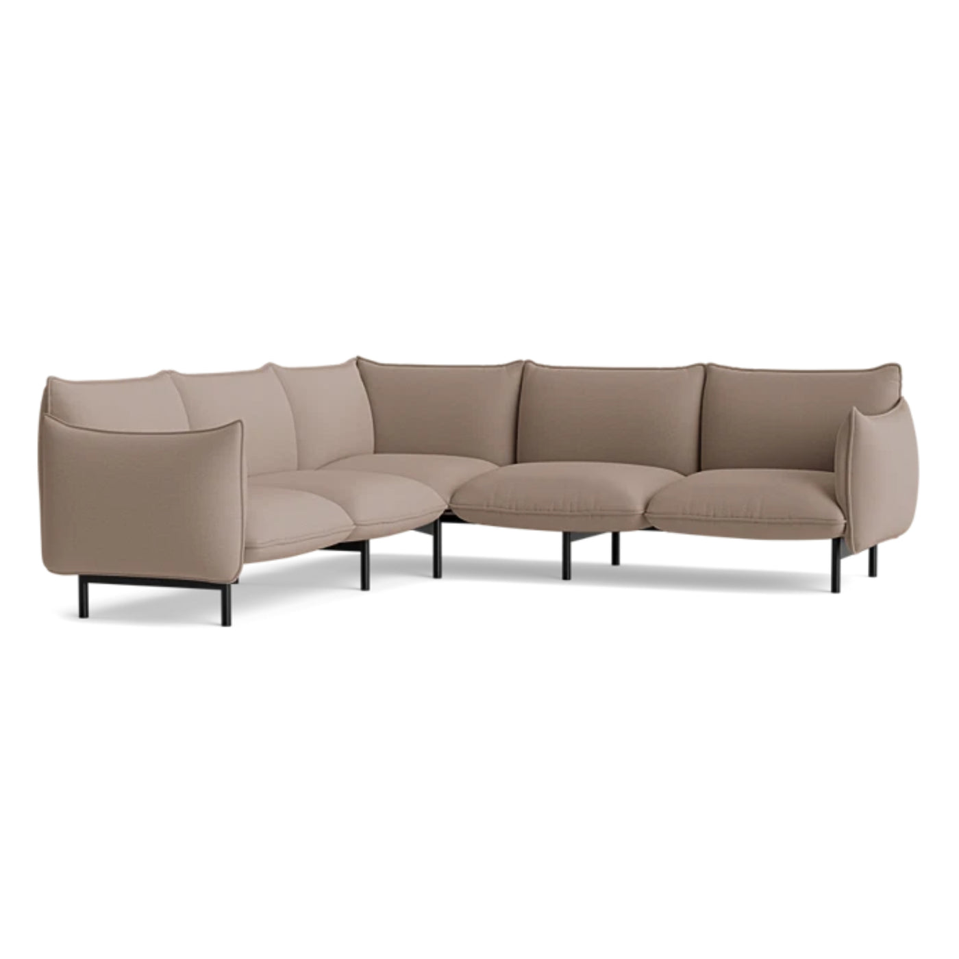 Normann Copenhagen Ark 4 Seater Corner Modular Sofa at someday designs. #colour_steelcut-trio-426