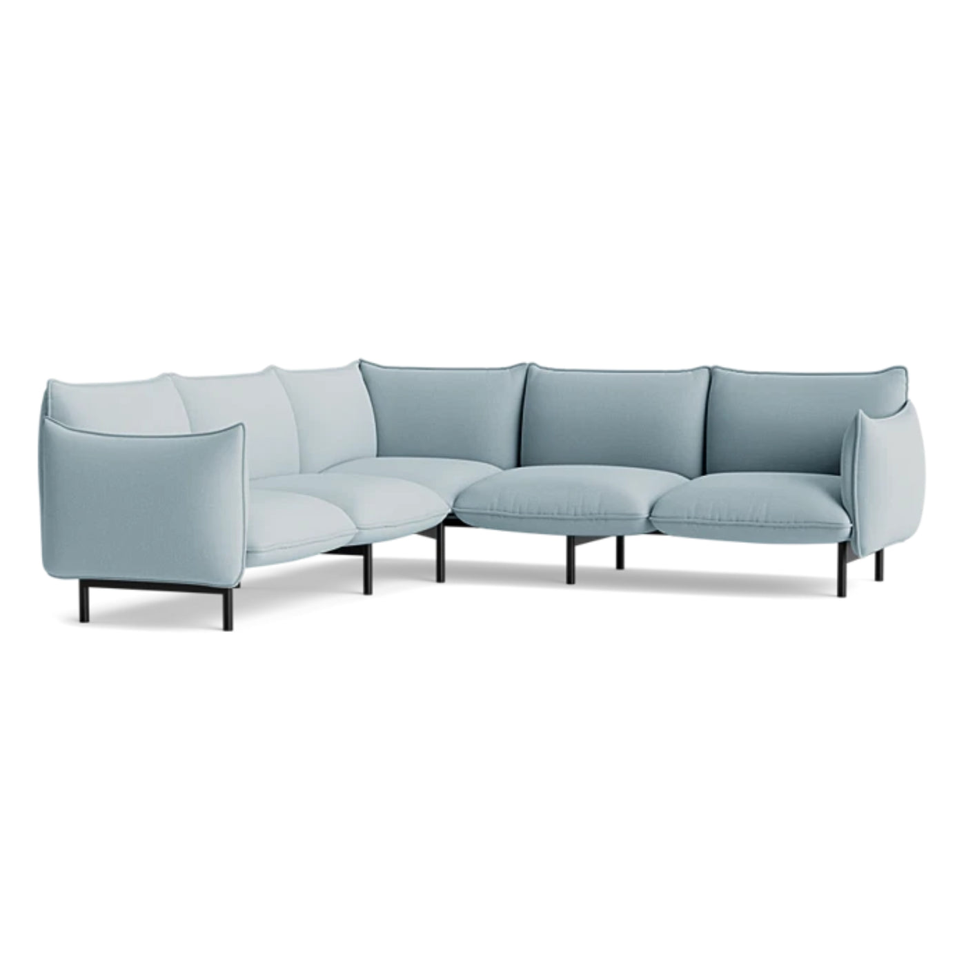Normann Copenhagen Ark 4 Seater Corner Modular Sofa at someday designs. #colour_steelcut-trio-713