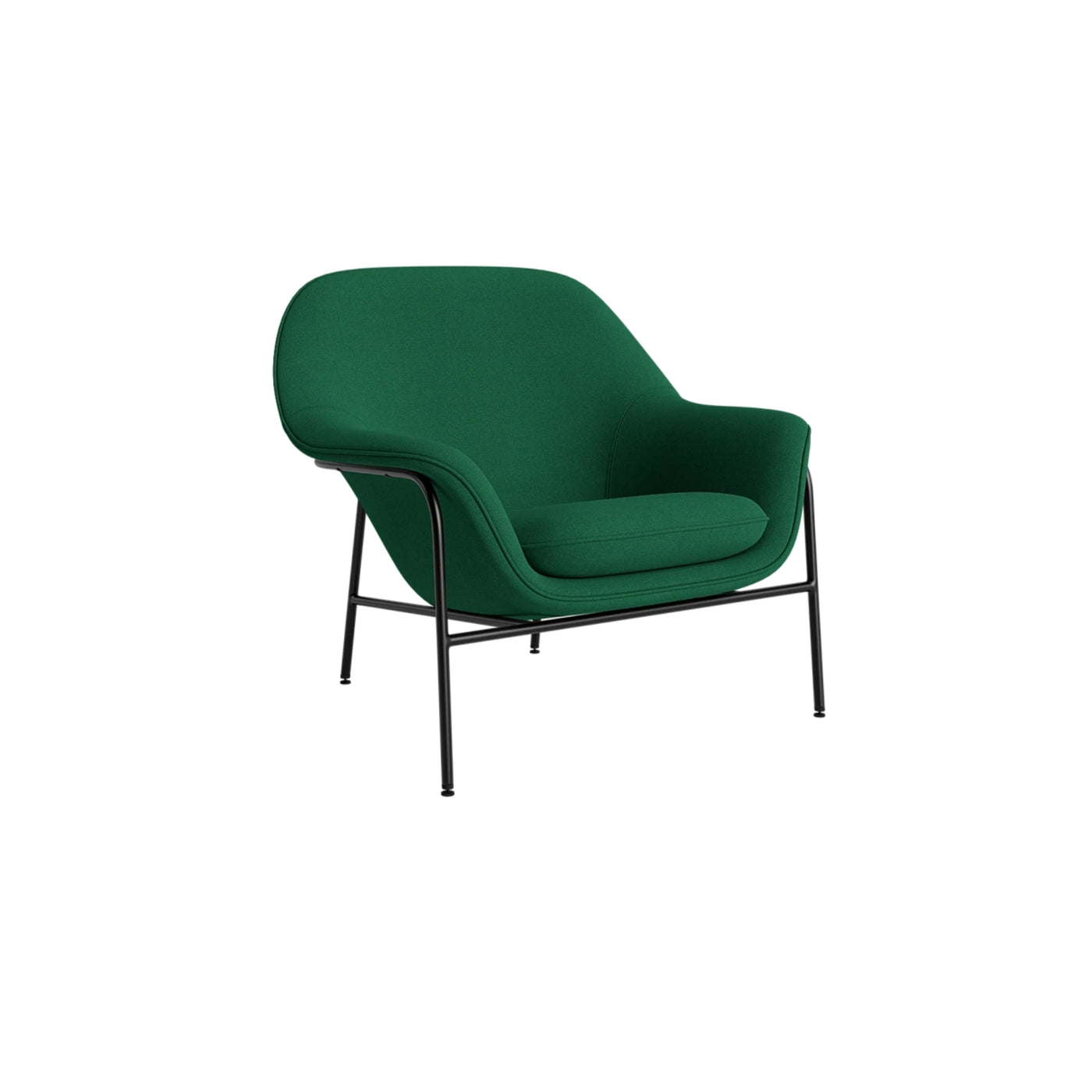 Normann Copenhagen Drape Lounge Chair Steel at someday designs. #colour_hallingdal-944