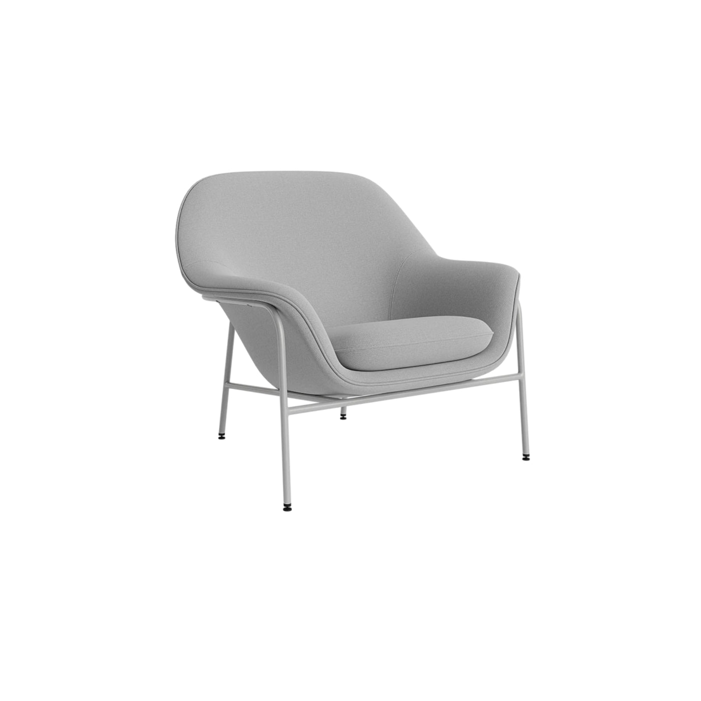 Normann Copenhagen Drape Lounge Chair Steel at someday designs. #colour_steelcut-trio-133