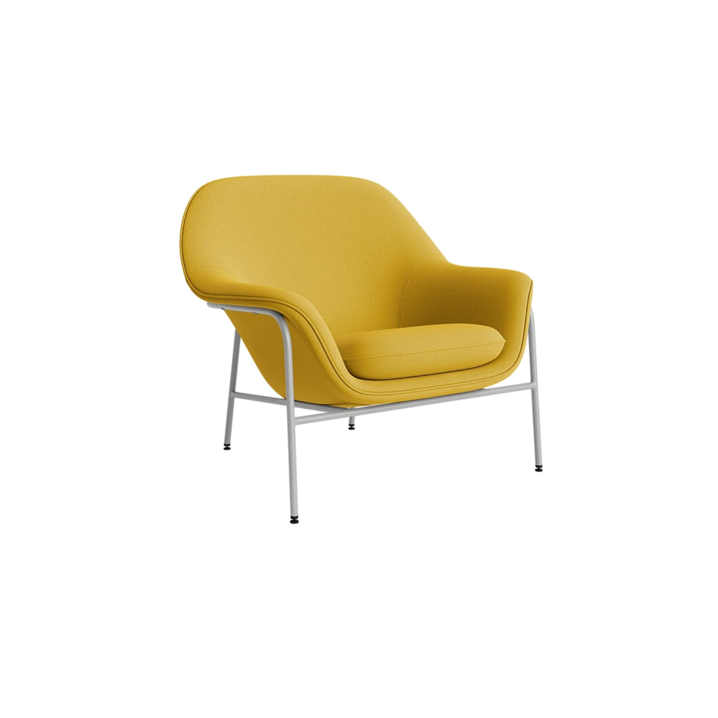 Normann Copenhagen Drape Lounge Chair Steel at someday designs. #colour_steelcut-trio-446