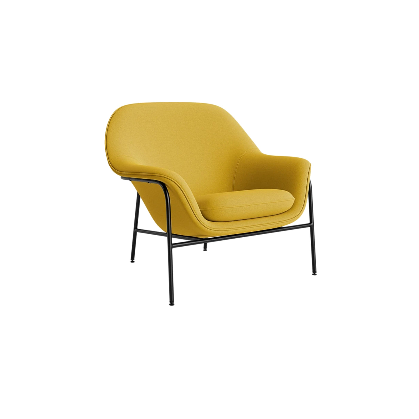 Normann Copenhagen Drape Lounge Chair Steel at someday designs. #colour_steelcut-trio-446