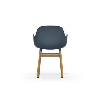 Normann Copenhagen Form Armchair Wood at someday designs. #colour_blue