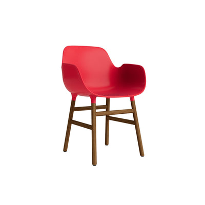 Normann Copenhagen Form Armchair Wood at someday designs. #colour_bright-red
