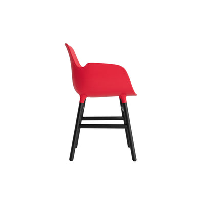 Normann Copenhagen Form Armchair Wood at someday designs. #colour_bright-red