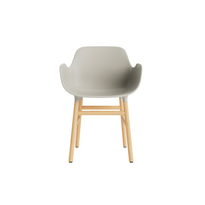 Normann Copenhagen Form Armchair Wood at someday designs. #colour_light-grey