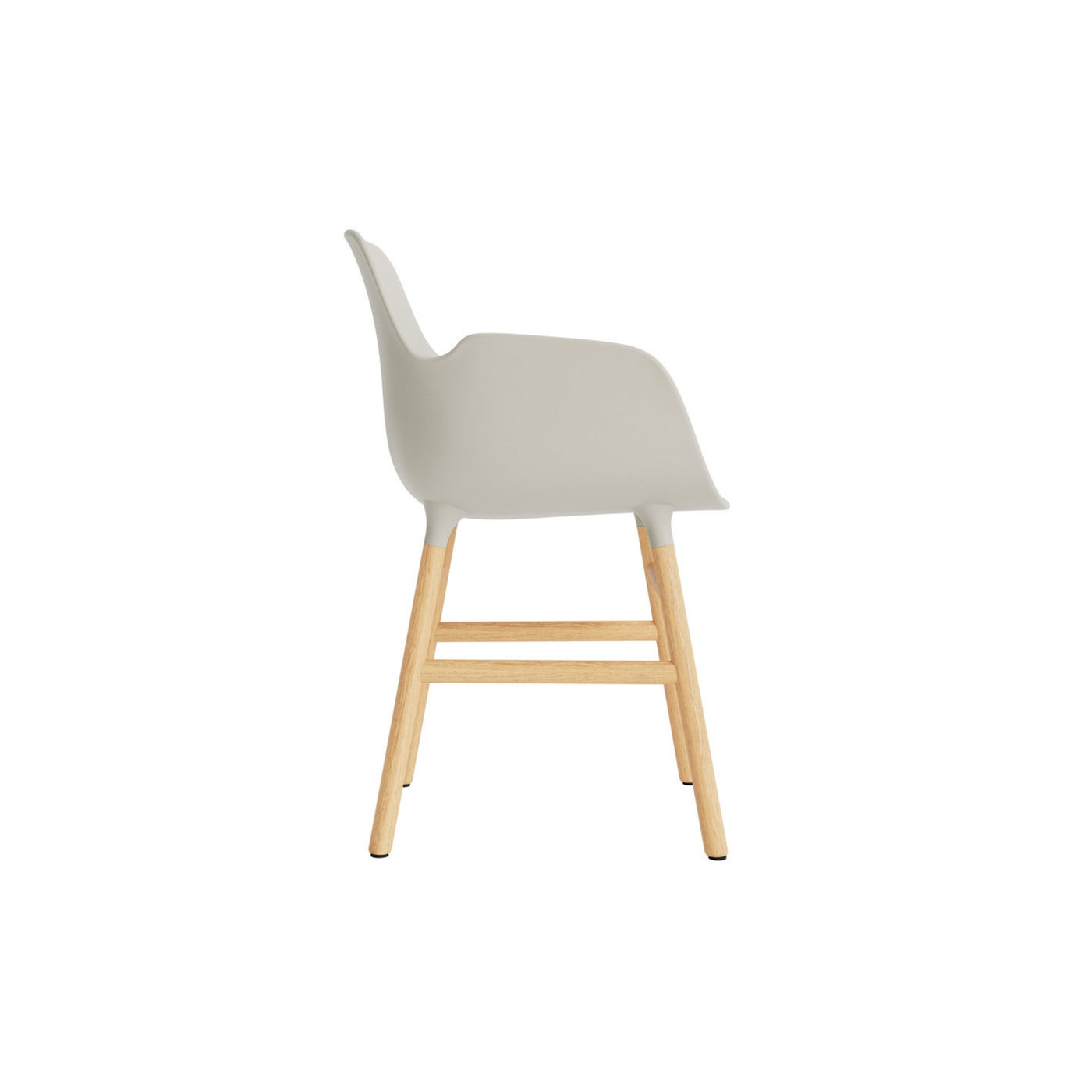 Normann Copenhagen Form Armchair Wood at someday designs. #colour_light-grey