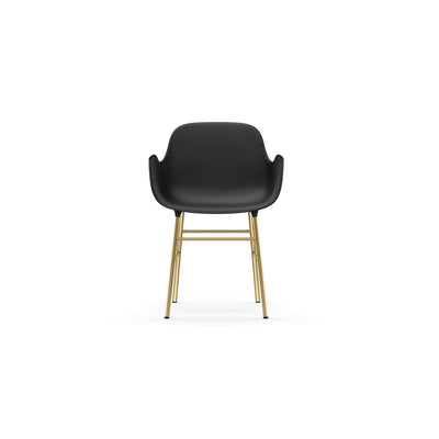 Normann Copenhagen Form Armchair Steel. #colour_black