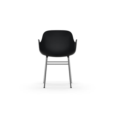 Normann Copenhagen Form Armchair Steel. #colour_black