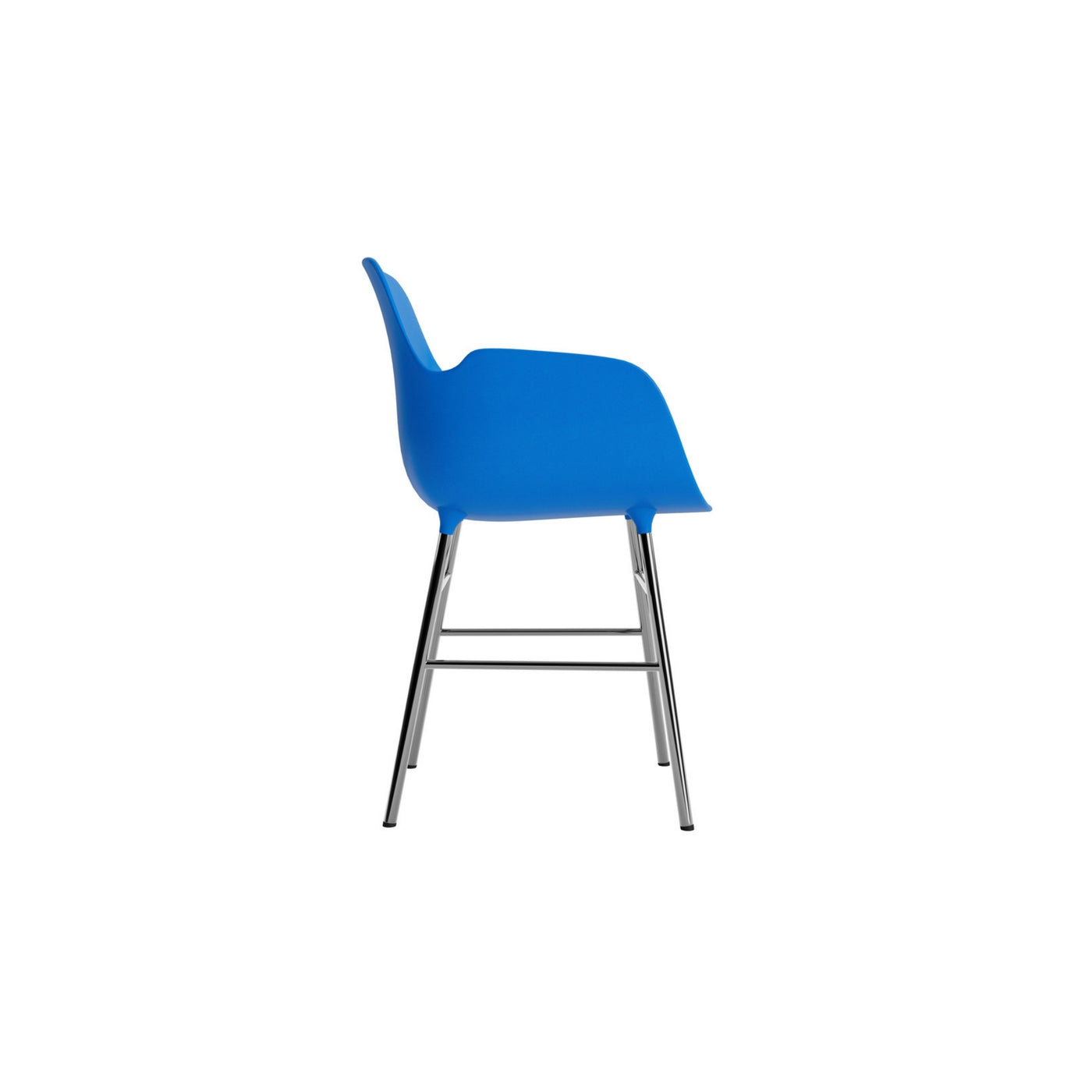 Normann Copenhagen Form Armchair Steel. #colour_bright-blue