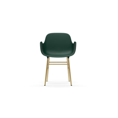 Normann Copenhagen Form Armchair Steel. #colour_green
