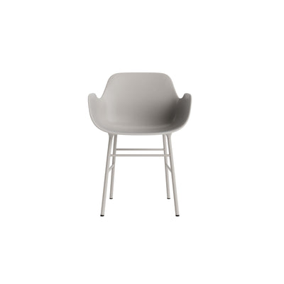 Normann Copenhagen Form Armchair Steel. #colour_warm-grey