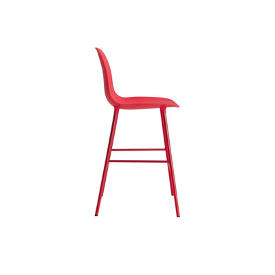 Normann Copenhagen Form Bar Chair Steel at someday designs. #colour_bright-red