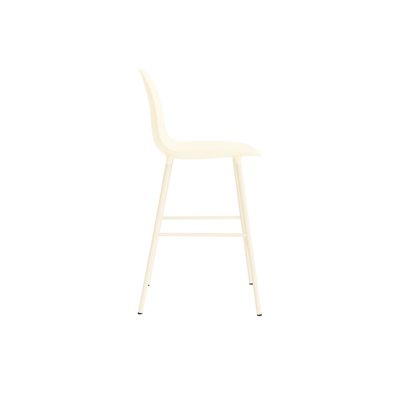 Normann Copenhagen Form Bar Chair Steel at someday designs. #colour_cream