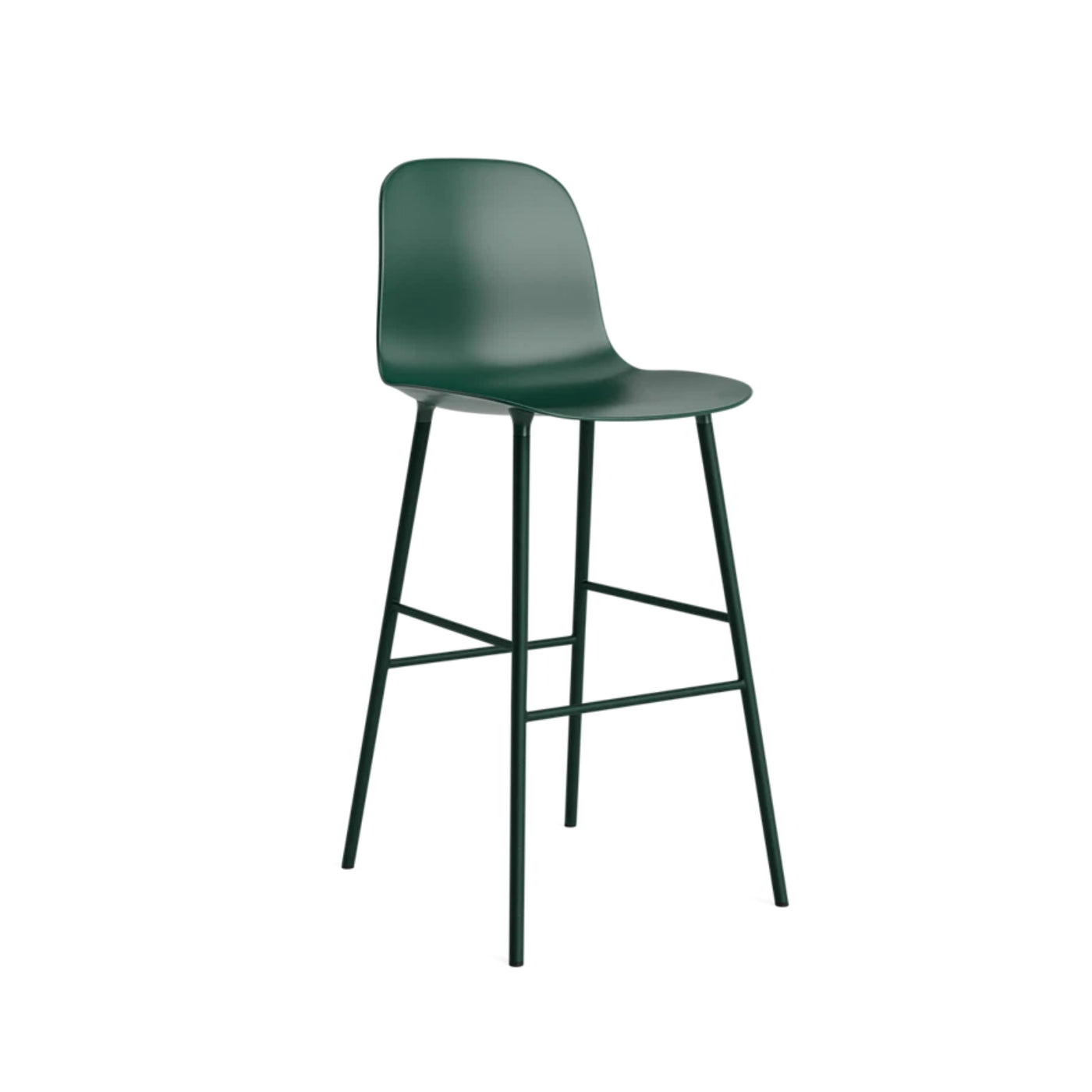 Normann Copenhagen Form Bar Chair Steel at someday designs. #colour_green