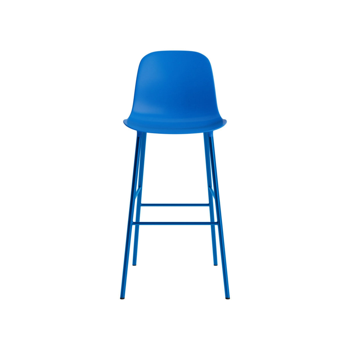 Normann Copenhagen Form Bar Chair Steel at someday designs. #colour_bright-blue