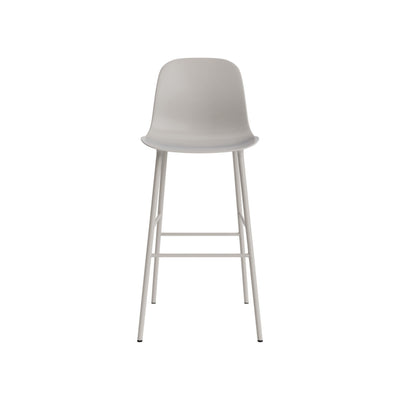 Normann Copenhagen Form Bar Chair Steel at someday designs. #colour_warm-grey
