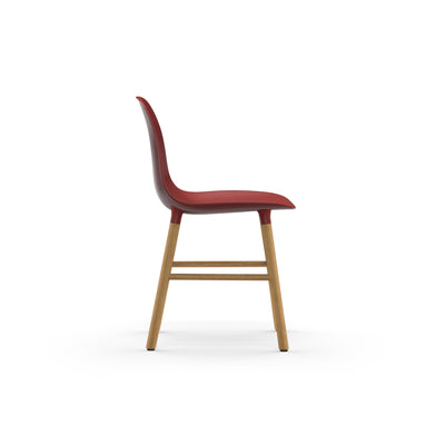 Normann Copenhagen Form Chair Wood at someday designs. #colour_red