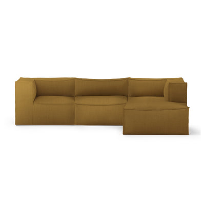 ferm LIVING Catena 3 seater modular sofa. Configuration 2. #colour_sugar-kelp-wool-boucle