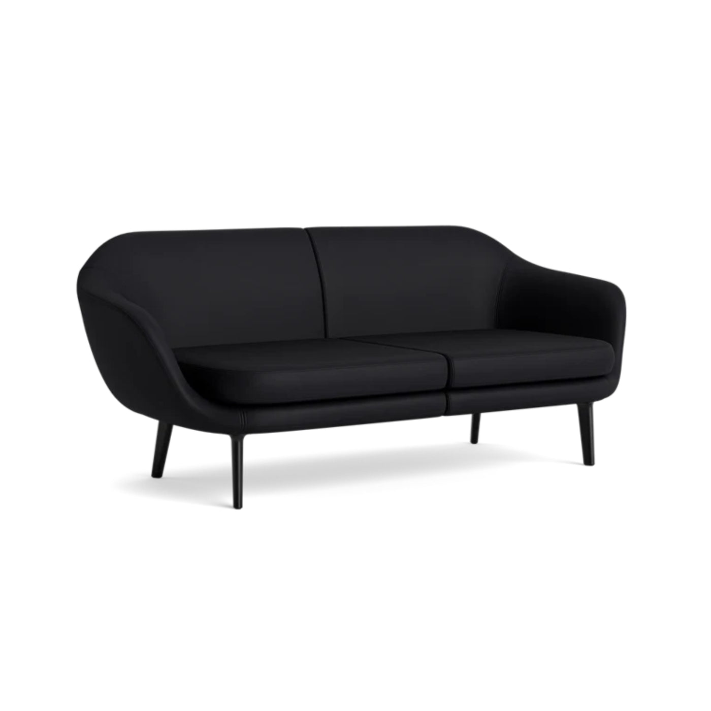 Normann Copenhagen Sum Modular 2 Seater Sofa. Made to order from someday designs. #colour_ultra-black-41599