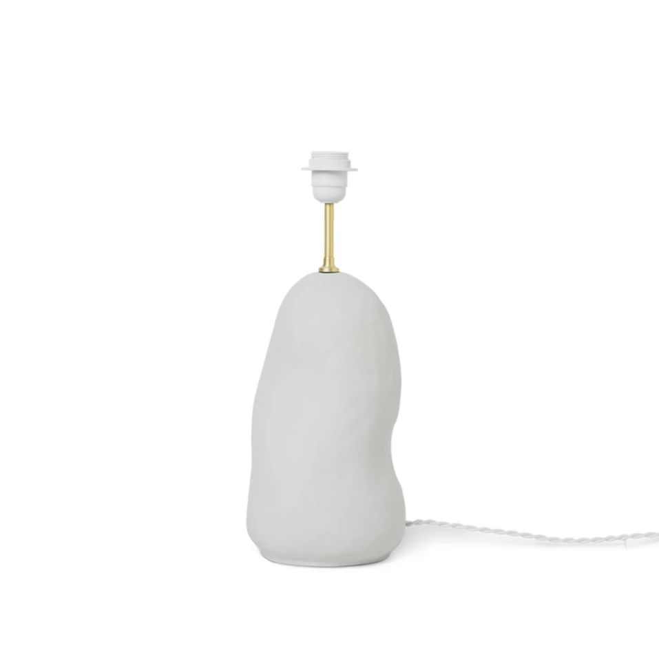 ferm living hebe lamp base medium in off-white. Available from someday designs. #colour_off-white