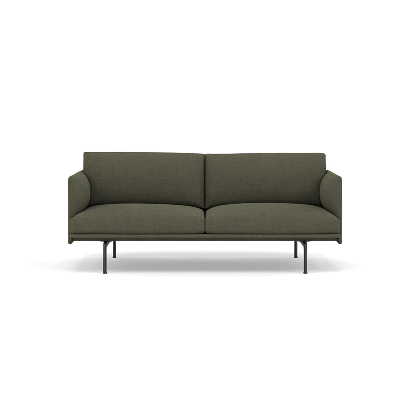 Muuto Outline Studio Sofa 170 in Fiord 961 and black legs. Made to order from someday designs #colour_fiord-961