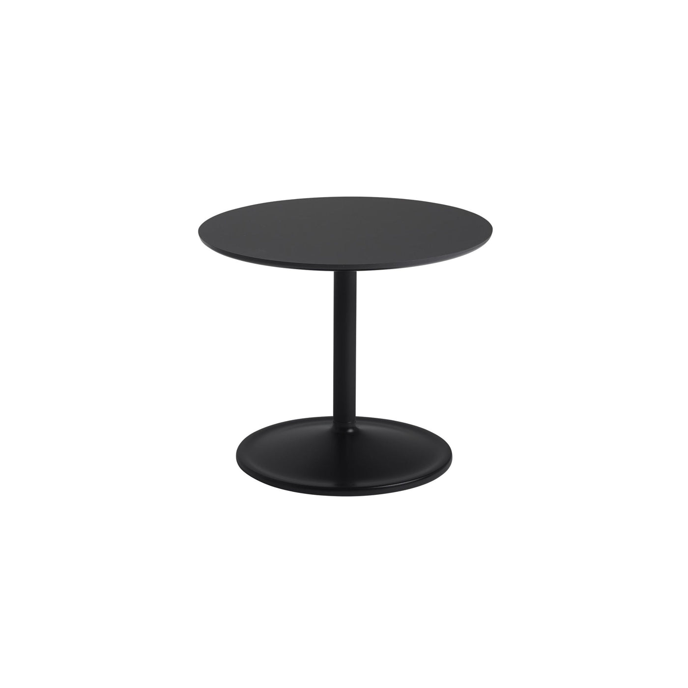 Muuto Soft side table Ø48 x 40cm high. Shop online at someday designs. #colour_black