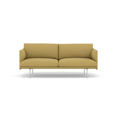 Muuto Outline Studio Sofa 170 in hallingdal 407 and polished aluminium legs. Made to order from someday designs. #colour_hallingdal-407